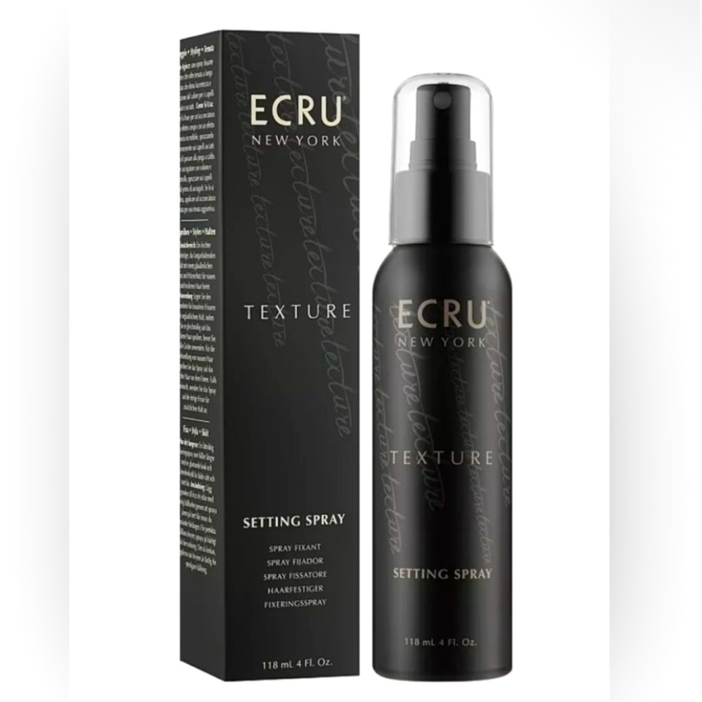 Ecru NY | Texture Setting Spray | Heat Protection | Set, Style & Hold - NIB